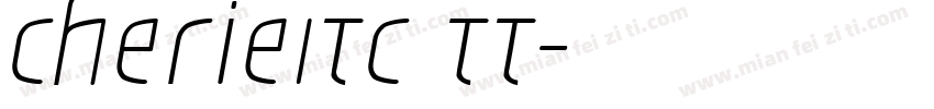 CherieITC TT字体转换